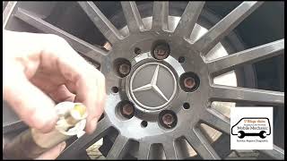 2 Methods of Removing High Security Locking Wheel Nuts Without Cutting Spinning Sleeve [upl. by Peregrine]