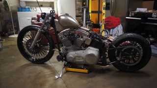 Harley Softail Chopper Bobber Project 2 Vid 6 [upl. by Marisa829]