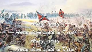 Confederate Song  I Wish I Was In Dixie Land with lyrics [upl. by Meeka]