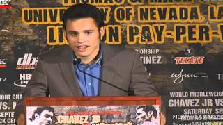 Chavez Jr vs quotMaravillaquot Martínez Rueda de prensa [upl. by Verity138]