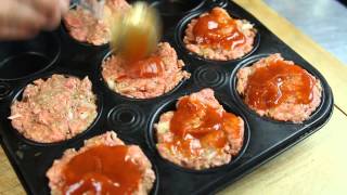 How to Make a Meatloaf in Muffin Cups  Comfort Foods [upl. by Scarlet]