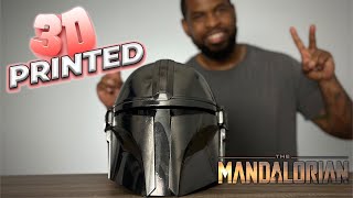 quotEASYquot Way to 3D Print a Mandalorian Helmet [upl. by Waddle]