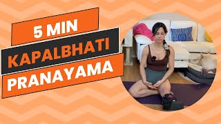 Kapalabhati  PRANAYAMA 10min [upl. by Elvina]