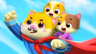 Baby Helps Superhero Daddy  Doctor Cartoon  Nursery Rhymes amp Kids Songs  Mimi and Daddy [upl. by Gnok]