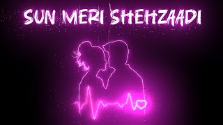 Sun Meri Shehzadi  Black Screen lyrics status love viralvideo status sad song [upl. by Ardnikat969]