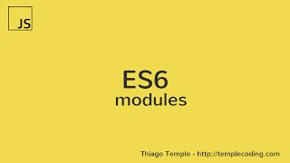 ES6 Modules [upl. by Feldt]