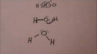 Lewis Structures 2 Water and Ammonia [upl. by Cleodel]