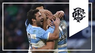 Landajo try finishes powerful Los Pumas break [upl. by Yhtac]