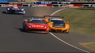 2014 Bathurst 12 Hour  Shane Van Gisbergen vs Bernd Schneider amp Mika Salo  Epic Battle [upl. by Chaunce]