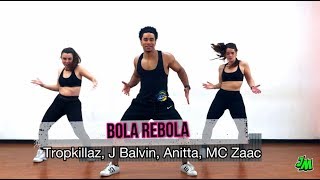 Bola Rebola  Tropkillaz J Balvin Anitta MC Zaac  Jorge Moreno zumba fitness [upl. by Aidekal]