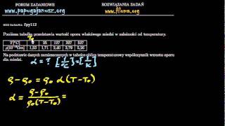 fpy112  Zależność oporu od temperatury  Zadanie z fizyki  filomaorg [upl. by Ahsyak]
