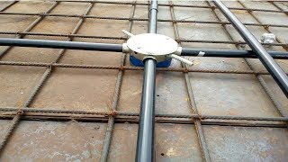 Rcc Slab  Electrical Conduit Pipe  Working Process  House Wiring [upl. by Nadabus]