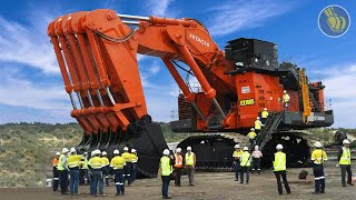 5 UltraLarge Excavators Working on Another Level [upl. by Leena350]