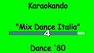 Karaoke Italiano  Medley Italia 80  Dance  Testo [upl. by Sairtemed441]