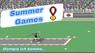 Olympia ruft  Summer Games C64 Mini Lets Play [upl. by Fraser]