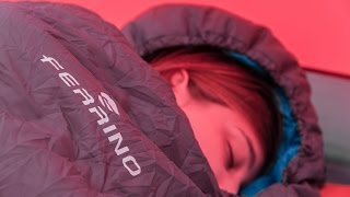 Ferrino LIGHTEC 1000 DUVET SleepingBag  Product Review [upl. by Rednave]