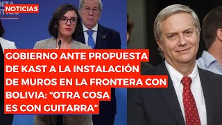 La respuesta de la ministra Vallejo a José Antonio Kast a propuesta de muros en frontera con Bolivia [upl. by Doley292]