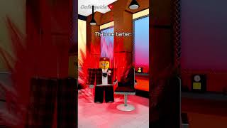 Barber ah shorts short roblox funny robloxmemes Goldfishiess [upl. by Ulrich]