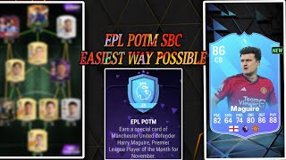 EPL POTM SBC Easiest Way Possible  Madfut 24 sbc  Madfut 24 [upl. by Jori]