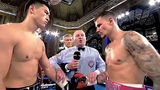 Dmitry Bivol Russia vs Trent Broadhurst Australia  KNOCKOUT BOXING Fight HD [upl. by Aenet]