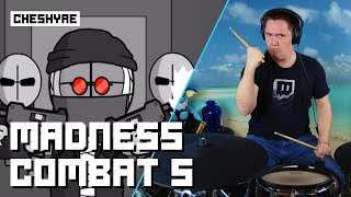 quotMadness Combat 5quot Soundtrack On Drums [upl. by Damarra]