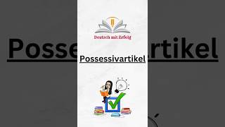 Possessivpronomen deutsch deutschlernen sprachen [upl. by Glynda368]