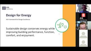 AIA CA Climate Action Webinar Series  Design for Energy [upl. by Tronna]