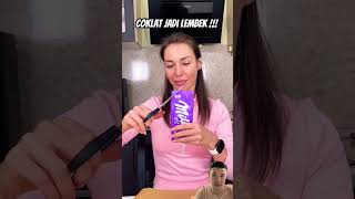 Coklat jadi lembek family leoworld diy leothelion funny prank challenge [upl. by Nilved228]