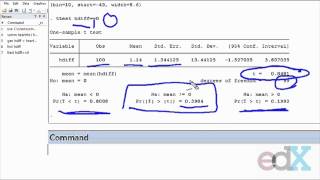 Week 6  TUTORIAL TWO SAMPLE TTEST IN STATA [upl. by Yaned]