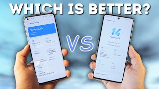 OXYGEN OS 14 VS FUNTOUCH 14 Android 14 Detailed Comparison Animations UI Features amp More [upl. by Ralston530]