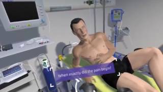 Arrivée aux urgences avec un Pneumothorax  simulateur numérique en réalité virtuelle [upl. by Ximenes]