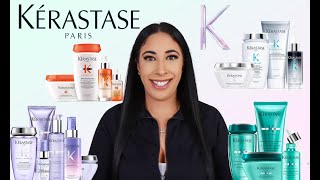 KERASTASE HAIR CARE THE DIFFERENCE BETWEEN THE LINES amp WHICH ONE IS RIGHT FOR YOU  JENIFER LARSON [upl. by Tebasile]