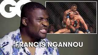 Francis Ngannou décrypte les moments les plus emblématiques de sa carrière  GQ [upl. by Dorrahs]