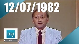 13h France 2 du 12 juillet 1982  Sécheresse en France  Archive INA [upl. by Paine]