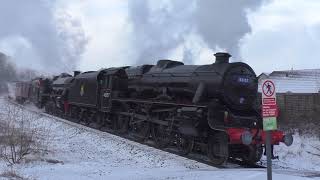 Sheep Snow amp Double Steam in the Peak District [upl. by Shaum]