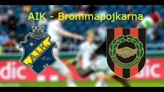 AIK  BROMMAPOJKARNA 42 2014 PÅ FRIENDS ARENA [upl. by Norre29]