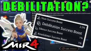 MIR4  What is Debilitation How Debilitation Resistance and Success will Help You Trigger Bash [upl. by Shiekh596]