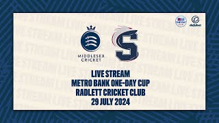 MIDDLESEX V NORTHAMPTONSHIRE STEELBACKS LIVE STREAM  METRO BANK ONE DAY CUP [upl. by Hellene831]