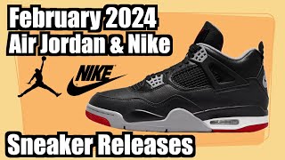 【スニーカー】2024年2月発売 エアジョーダンampナイキ／February 2024 Air Jordan amp Nike Releases [upl. by Norej]