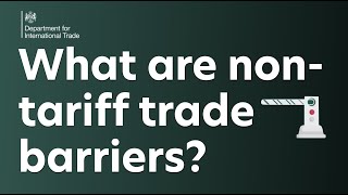 What are nontariff trade barriers [upl. by Fletcher815]