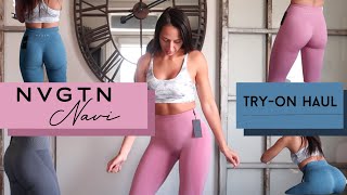 NVGTN TRYON REVIEW  seamless leggings haul 2023 [upl. by Bensky]