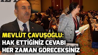 Mevlüt Çavuşoğlundan Fransız parlamentere 1915 olayları tepkisi [upl. by Melitta716]