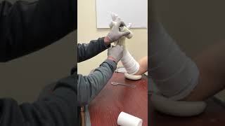 How to apply an Ulnar Gutter Cast [upl. by Ivel981]