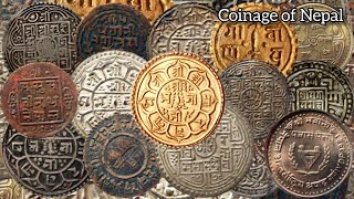 All coins of Nepal  Coinage of Nepal with their Detailed Information [upl. by Suixela912]