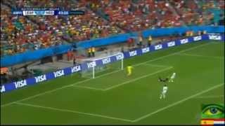 FIFA World Cup 2014 Holland vs Spain Match Robin van Persie Goal [upl. by Aeynod]