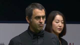 Ronnie OSullivan 140 Century Break v Stuart Bingham  2018 Shanghai Masters QF [upl. by Esmerelda]