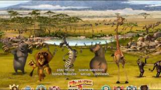 Madagascar Escape quot2quot Africa DVD Menu [upl. by Hallsy]