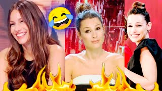 Pampita estalló de risa cuando hicieron un repaso por sus maldades en el jurado de Showmatch [upl. by Karl]