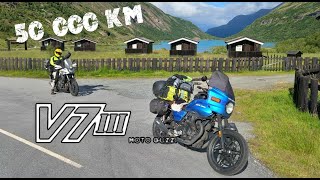 50 000 km en Moto Guzzi V7 III Cap Nord [upl. by Anneuq737]