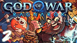 God of War Ragnarok HARD MODE Part 2  w The Completionist [upl. by Cristin]